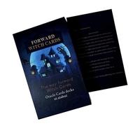 Cartes De Tarot - 78 Pièces Cartes Oracle Pour La Famille Et Les Amis, Guide De Symbole Illustré Avec Des Thèmes Mystiques, Jeu De Fortune Pour La Fête, Rassemblement, Divertissement, 3,94x2.95x0,98 P