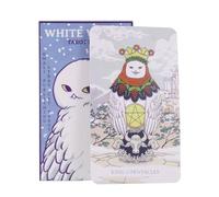 Cartes de tarot - 78pcs Portable Spirit Tarot Deck pour l'inspiration, design anglais compact avec des illustrations mystiques, jeu de société pour la famille, jeu de table, divination, utilisations d