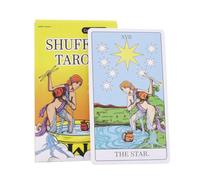 Cartes de tarot, cartes de tarot oracle, jeux pour débutants, 81 cartes, jeu de cartes psychologiques mystérieuses, outils de jeu pour l'avenir et le passé, 10,5 x 6,3 cm