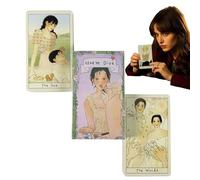 Cartes de tarot, cartes Oracle, 10,4 x 6,1 x 2,8 cm, jeu de guide portable, outil de divination spirituelle, ensemble adapté aux débutants pour adultes, femmes, méditation, discours de fortune