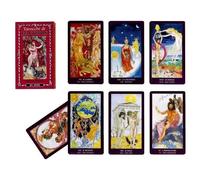 Cartes de tarot Dal Negro - 78 cartes en carton 8,5 x 15 cm - Multicolore et blanc