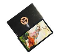 Cartes de tarot de 78 feuilles, jeu adapté aux débutants sur le thème de l'art chinois, cartes de divination avec de belles illustrations d'inspiration orientale, parfaites pour les femmes, les enfant