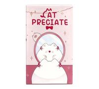 Cartes de tarot de fortune, jeu d'Oracle préciate de chat, ensemble d'outils de divination de 10,3 x 6 cm, kit coloré standard, jeu de lecture du destin mystique pour réunions d'amis, jeu de société