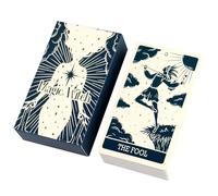 Cartes de tarot, ensemble de lecture de fortune, kit de divination mystique, guide de signification des symboles, outil de prédiction intuitif pour débutants experts pratique spirituelle offre