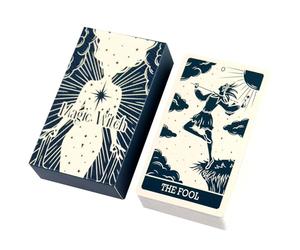 Cartes de tarot, ensemble de lecture de fortune, kit de divination mystique, guide de signification des symboles, outil de prédiction intuitif pour débutants experts pratique spirituelle offre