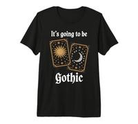 Cartes de Tarot Gothiques Fortune Medieval Littérature Films Livres T-Shirt Haut de Gamme