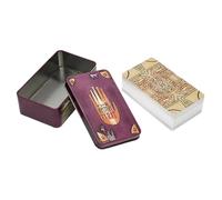 Cartes de tarot, jeu complet d'Oracle en anglais, ensemble de divination de 78 feuilles, signification des symboles et invites intuitives, outil d'apprentissage portable pour débutants, fête