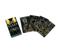 Cartes de tarot - Jeu de carte de prédiction de version russe pour la divination de table, conception unique avec cartes illustrées et ensemble portable, deck Oracle pour les magiciens, rassemblement