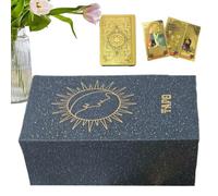 Cartes de tarot | Jeu de cartes de raconte de la fortune - Jeu de table pour fêtes de famille, lot de 78 decks Oracle - Édition russe 7 x 12 cm
