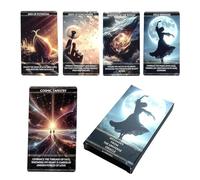 Cartes De Tarot - Jeu De Divination Portable De 36 Feuilles, Cartes Oracle Illustrées, Ensemble De Conseils Spirituels | Outil De Lecture De Vie Perspicace Avec Fête, Famille, Maison, Amis, Adultes