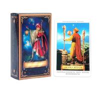 Cartes de tarot - Jeu de société de 78 feuilles - Outils de divination du tarot - Pour une expérience amusante et captivante avec un gameplay imaginatif et une raconte d'histoires lors de réunions de