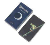 Cartes de tarot, jeu de tarot d'apprentissage de la lune, jeu de lecture spirituelle de 10,3 x 6 cm pour guidage, méditation, prédictions futures, vies passées, discours de fortune, outil de