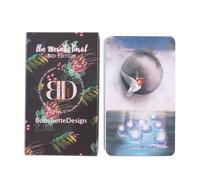 Cartes de tarot, jeu de tarot Meraki, outils de divination de tarot, jeux de tarot standard, cartes de divination du destin, ensemble d'outils de divination, cartes de tarot Meraki pour la fortune