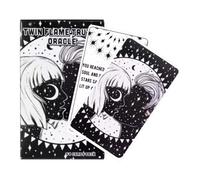 Cartes de tarot, jeu d'Oracle, guide de divination, ensemble pour débutant, design portable, charme rituel, affichage créatif, incontournable du voyage, aperçu quotidien, fête avec art vibrant