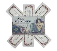 Cartes de tarot, livre guide pour débutant, 11,2 x 6,3 cm, jeu classique de 40 pièces, design portable, illustration mystique, parfait pour l'apprentissage des tartinades, les voyages, les thèmes