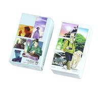 Cartes de tarot moderne, 10,3 x 6 cm, jeux de société, outil de divination Oracle, design esthétique mini-malaliste, pour adultes, nuits de famille, fêtes, rassemblements de vacances, festivals