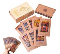 Cartes de Tarot - Motif de personnages rétro, ensemble jouets divination, guide classique pour raconter le destin, fonction jeu cartes à collectionner, catégorie jeu société, collection antique pour j