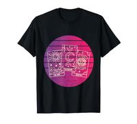 Cartes de Tarot Mystique Le Soleil La Lune Destin Astrologie T-Shirt