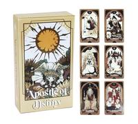 Cartes de tarot, planche artistique de 78 feuilles, exploration spirituelle adaptée aux débutants, outil de divination, idéal pour les amis, les adolescents, les étudiants, les collègues et
