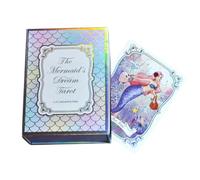 Cartes de Tarot pour Débutants, 78 Cartes De Tarot pour Le Jeu, Jeu Oracle Portable Divinatoire pour Adulte Maison Voyage Détente