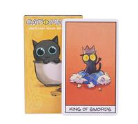 Cartes de tarot pour débutants, 78 cartes Fate Divination Oracle Deck pour adultes, jeu spirituel pour divertissement de fête, outil de lecture intuitif pour la découverte de soi et cadeau 10,5 x 6,3