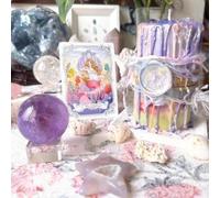 Cartes de Tarot pour Débutants - 78 Cartes Oracle de Table | Ensemble Portable Et Intéressant D Oracle Et De Divination pour Divertissement Et Exploration Spirituelle pour Femmes Hommes Adultes