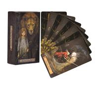 Cartes de Tarot pour débutants | 80 pièces Jeu de Cartes | Jeu de Cartes stratégique Portable pour Filles Femmes Hommes | Jeu pour fêtes d'halloween