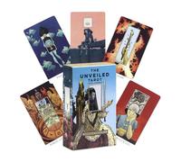 Cartes de tarot pour débutants, format de poche de 10,7 x 6 cm, avec significations, outil de lecture d'affirmation positive pour l'aventure, l'exploration et la divination