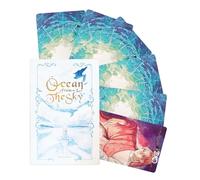 Cartes de Tarot pour Débutants | Jeu de société portable et jouets éducatifs - Jeux d'oracle | pour Camarades de nniversaires, Réunions de Famille, Amis, Aventure, Méditation, Maison,