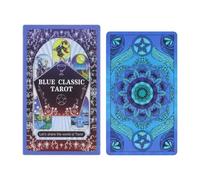 Cartes de tarot pour débutants - Jeu de tarot amusant avec guide de significations, jeu de cartes de divination en papier prend en charge la réflexion personnelle, apprentissage spirituel, pratique de