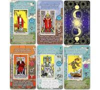 Cartes de Tarot pour débutants, Jeu de Tarot, Aucun Guide nécessaire, Cartes de Tarot avec significations (Anglais)