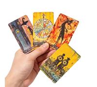 Cartes de Tarot pour Débutants Objet pour Fête Vintage Interactif et