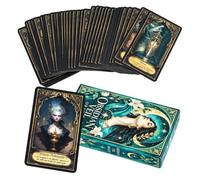 Cartes de Tarot pour Débutants Traditionnelles Collectionnables Classiques | Paquet de Cartes Oracle Pour Hommes Femmes Adultes Occasionnel Loisirs Réunions Maison Intérieur