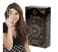 Cartes de tarot pour divination - Deck d'inspiration Oracle portable de 78 feuilles, version russe avec de belles œuvres d'art, jeu de pont psychologique pour fête, perspectives futures et passées