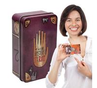 Cartes de tarot pour divination - Deck Oracle de 78 feuilles, cartes d'inspiration en anglais, outil de guidage mystique portable pour apprendre le tarot, la bonne aventure, divertissement de fête