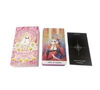 Cartes De Tarot - Tarot De La Divination Du Destin | Oracle Deck For Party Entertainment | 78 Ensemble De Cartes Avec Des Illustrations Mystiques, Jeu De Société De Division De Fortune, Guidage Spirit