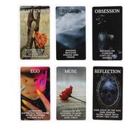 Cartes de tarot - Tool édifiant CARTES ORACLE POUR POSITIVE, Book Spirit avec croissance émotionnelle, jeu de société pour les couples Spreads Raconte des saisons pour débutants Storytelling Lire