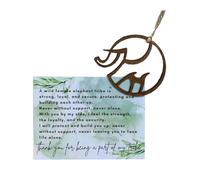 Cartes de tribus d'éléphant polyvalentes en bois pour anniversaires, mariages et remises de diplômes, cartes en bois polyvalentes pour diverses fêtes, peuvent être utilisées pour les fêtes et les