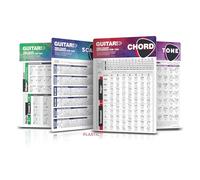 Cartes de triche d'accords de guitare RP-plastique, tableau de théorie de la guitare des accords de progression, diagramme cercle des quintes motif freboard, notes de freboard, 20,3 x 27,9 cm petit