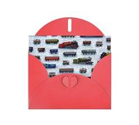 Cartes de vacances en train de voitures | Papier cartonné pailleté double face | Noël, anniversaire, Saint-Valentin, mariage et fête | Enveloppes incluses