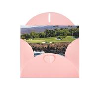 Cartes de vacances exquises en papier perlé pour parcours de golf hawaïen, cartes d'anniversaire, adaptées pour Noël, la Saint-Valentin, un anniversaire de mariage et des cartes d'invitation à une