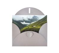 Cartes de vacances Hill Station | Papier cartonné pailleté double face | Noël, anniversaire, Saint-Valentin, mariage et fête | Enveloppes incluses