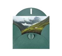 Cartes de vacances Hill Station | Papier cartonné pailleté double face | Noël, anniversaire, Saint-Valentin, mariage et fête | Enveloppes incluses