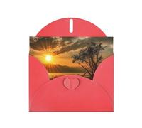 Cartes de vacances Last Sun Rays | Papier cartonné pailleté double face | Noël, anniversaire, Saint-Valentin, mariage et fête | Enveloppes incluses