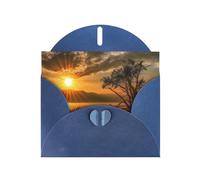Cartes de vacances Last Sun Rays | Papier cartonné pailleté double face | Noël, anniversaire, Saint-Valentin, mariage et fête | Enveloppes incluses