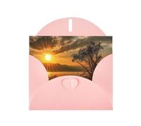 Cartes de vacances Last Sun Rays | Papier cartonné pailleté double face | Noël, anniversaire, Saint-Valentin, mariage et fête | Enveloppes incluses