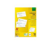 Sigel Cartes de visite 85 x 55 mm 250 g/m2 Extra blanc G