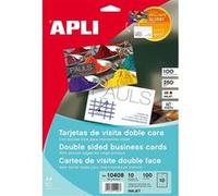 Cartes de visite 10408 Blanc 10 Volets Double face 210 x 297 mm