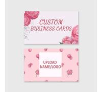 Cartes de visite personnalisables avec logo, texte photo, impression recto-verso, cartes de remerciement personnalisées pour petite entreprise, Tarjetas Para Negocio Personalizadas 100 200 500 1000