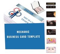Cartes de visite personnalisées avec logo QR Code Cartes de mécanicien personnalisées 1000 500 200 100 pour petites entreprises Impression recto-verso
